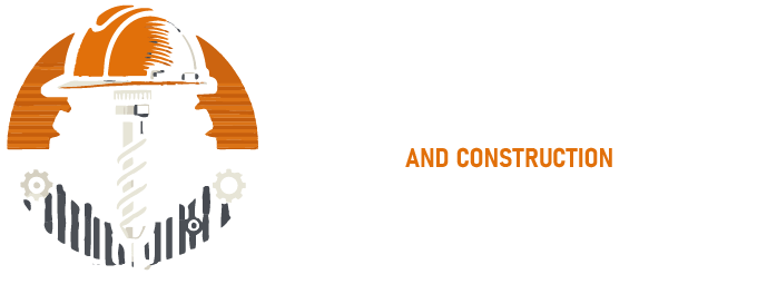 Logo Blanc de Drilling and construction consulting company sarl